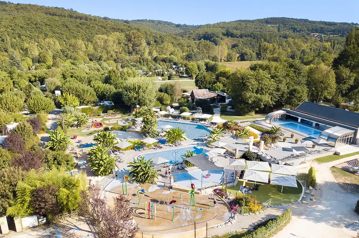 camping le paradis vu du ciel